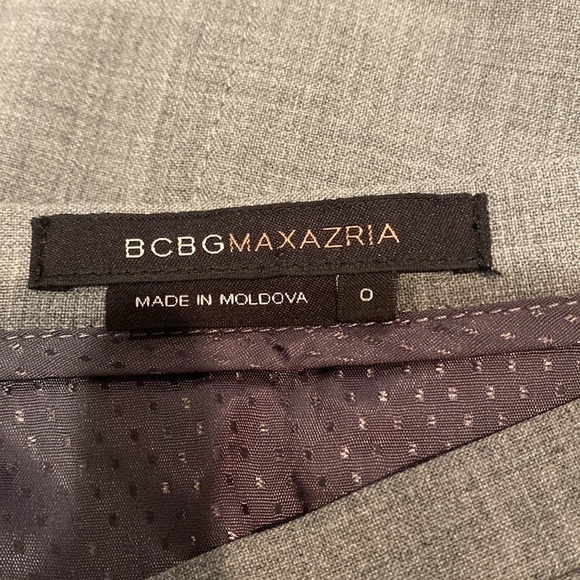 Bcbgmaxazria Gray Midi Skirt Size 0 - Picture 3 of 6